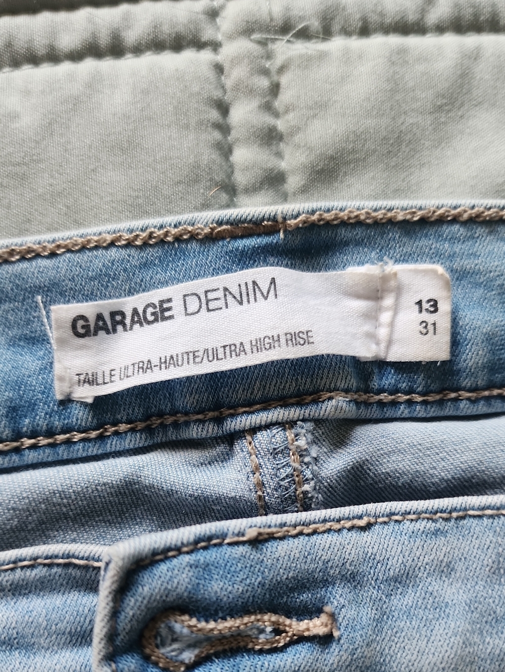 Garage Ultra High Rise Shorts - Picture 3 of 3